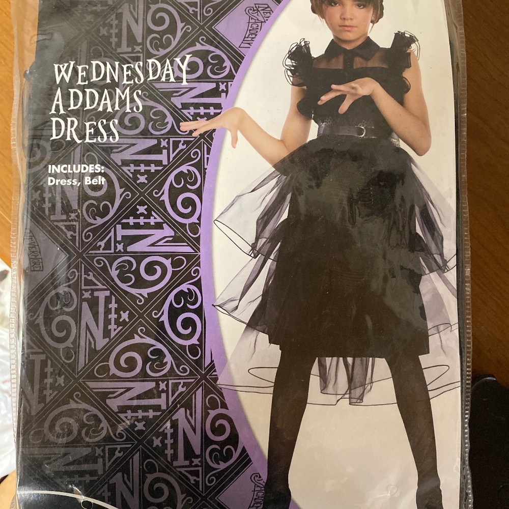 Wednesday Addams, dress and belt